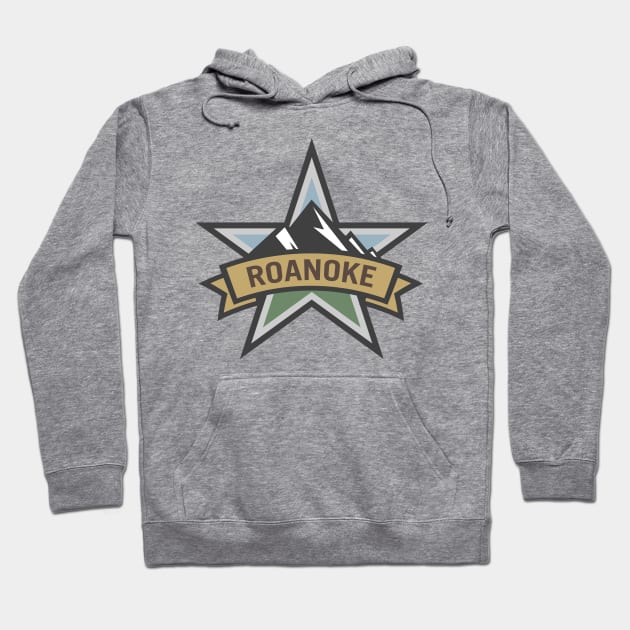 Roanoke Virginia Star City Pride Logo Hoodie by hobrath